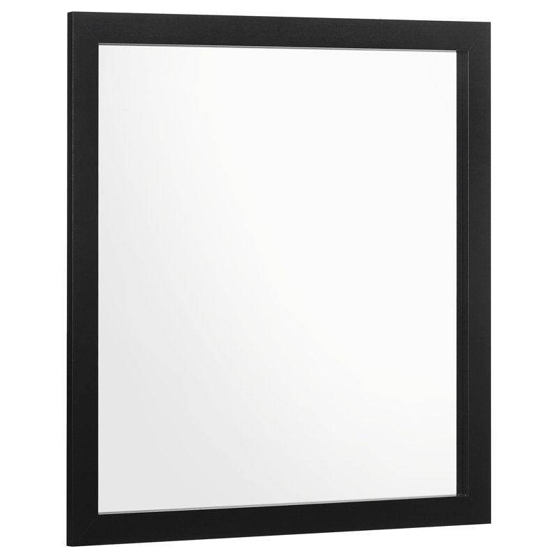 Miroir pour commode moderne moderne Astin, Noir, noir, noir, noir