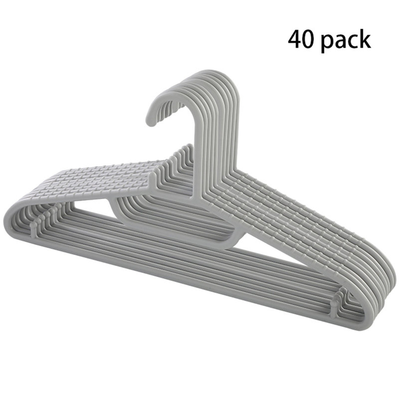 Cintre standard Okka en plastique antidérapant pour robe / chandail / chandail, 40