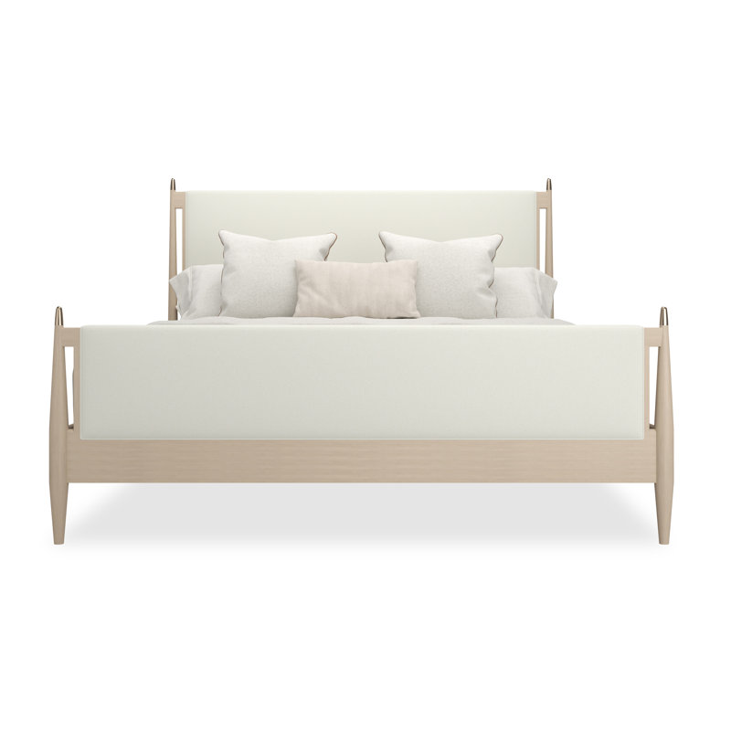 Rhythm Upholstered Bed, Ivory, King
