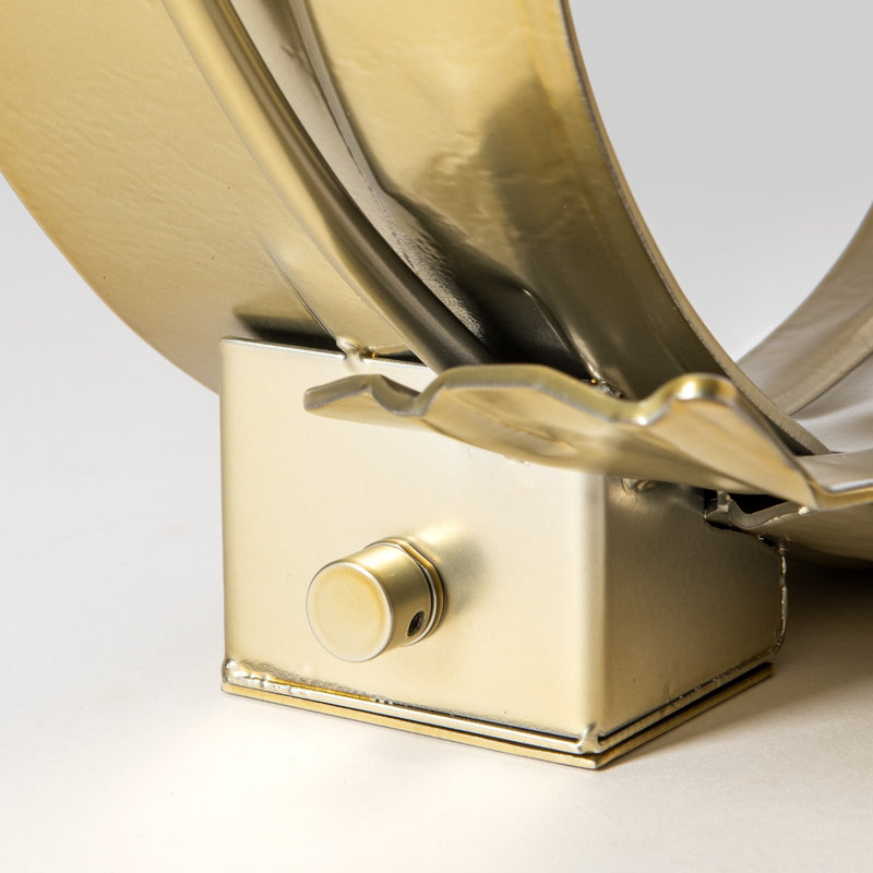Crest Table Lamp, Modern Brass