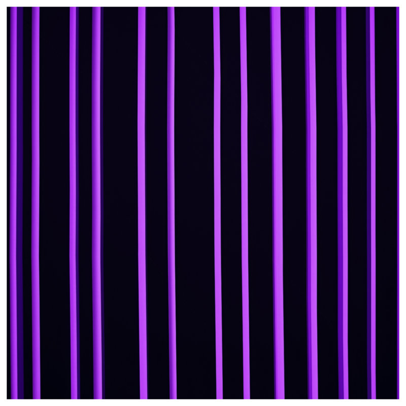 Housses de couette à rayures verticales mauves, Lit simple