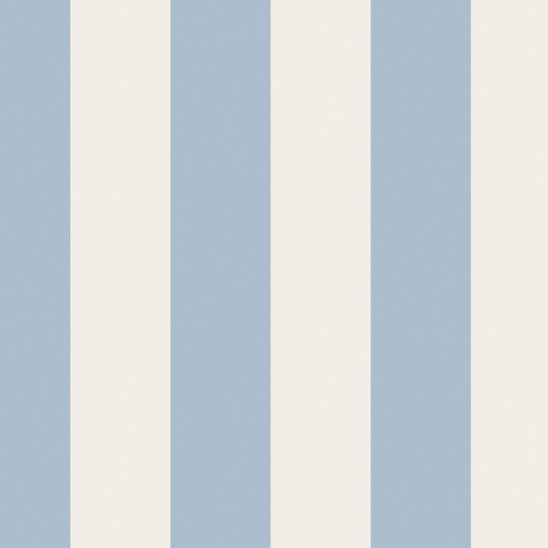 Cath Kidston Canopy Stripe Wallpaper, Blue