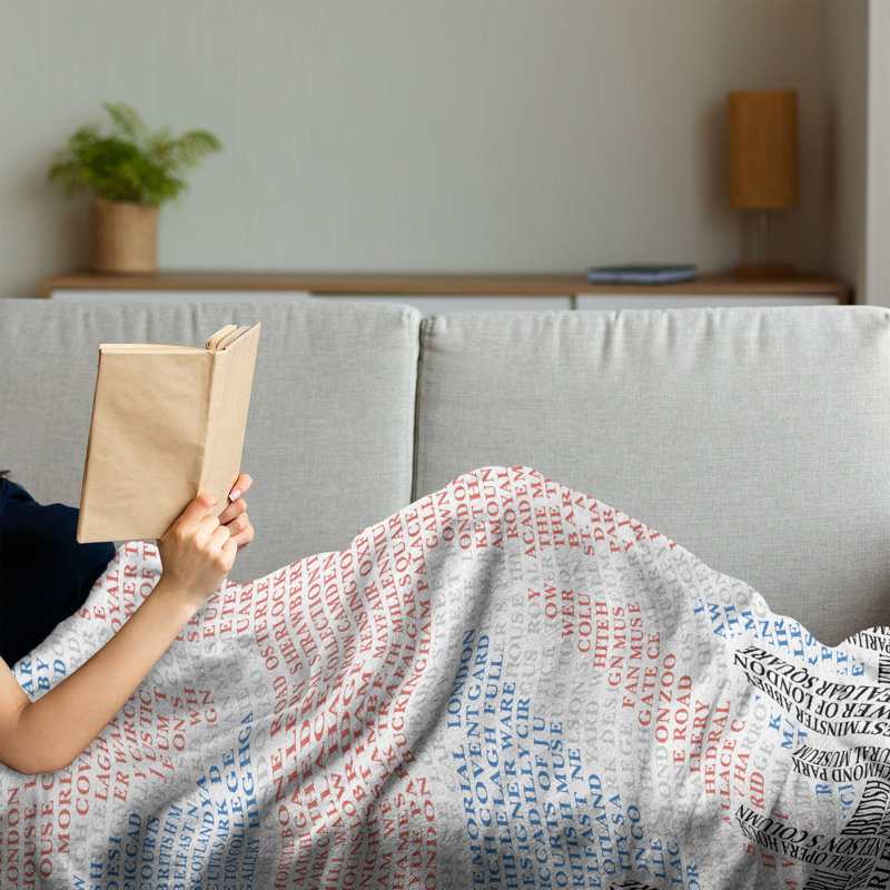 Hand Woven Throw Blanket, 70" x 90"