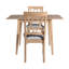 Ensemble de chaises de table de salle à manger pliables avec abattant pour petit espace-114234368