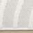 Geometric White Textured Curves Indoor Area Rug-28369471