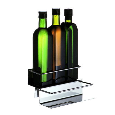 Menu & Banquet Basket for Oil and Vinegar Bottle - 6 Pieces - Stainless Steel