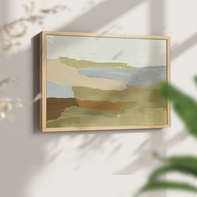 Stacked Landscape IV - Reproduction encadrée - Restickable