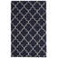 Tapis bleu marine Navin