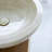 Tikamoon Calypso 16.93'' Marble Circular Bathroom Sink