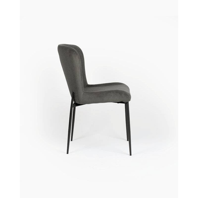 47cm H Side Chair, Dark Grey