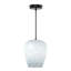Luminaire suspendu sphérique bleu et blanc 7,8 po Cindy Glam - Latitude Run®