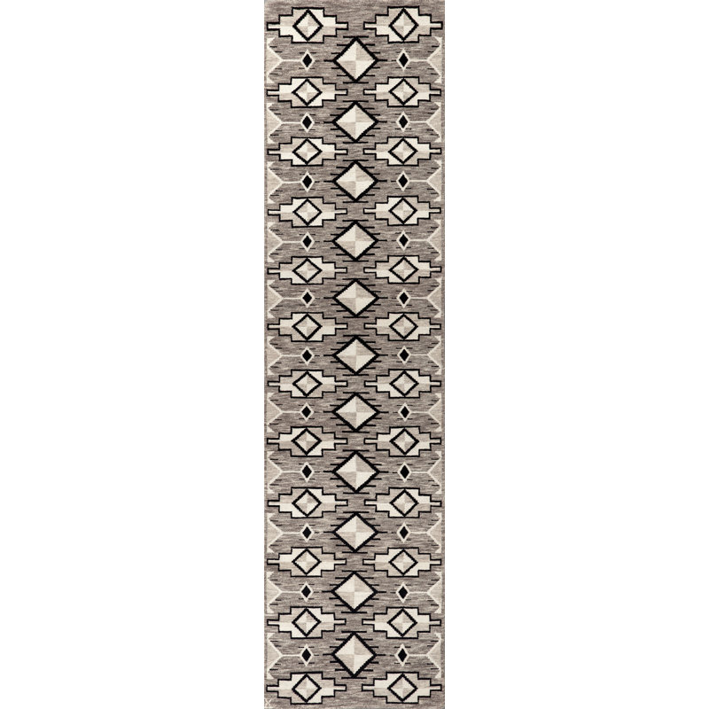 Mesa Wool Southwestern Area Rug, Runner 3' x 10'