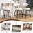 26" H Swivel Bar Stools Counter Height Bar Stools with Adjustable Foot Pads-1433710627-1439774158