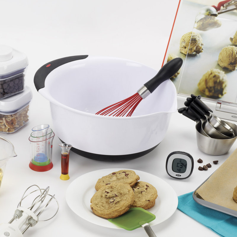 Good Grips 3-Piece Mixing Bowl Set, Black