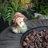Outdoor Propane Fire Pit - Square Stonecrest Gas Fire Pit for Patio, 50,000 BTU Concrete Table with Lava Rocks & Waterproof Cover