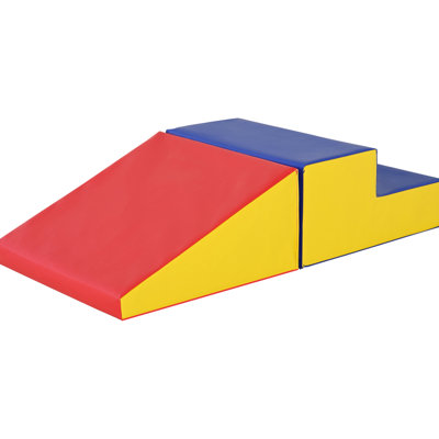 Multicolor Foam Activity For - 2 Piece Climb Crawl Equipment, Safe Indoor Plaything Preschoolers 18+ Months Play Learning 18
