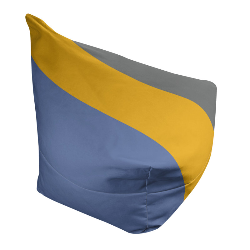Fauteuil à billes Washington, Bleu basketball / jaune basketball / gris basketba, 31 po x 38 po x 42 po