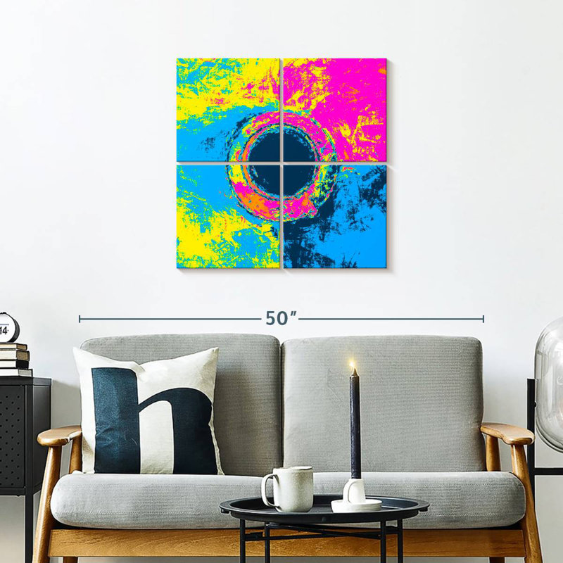 Yarlin Abstract Coffee, 26" H x 26" W