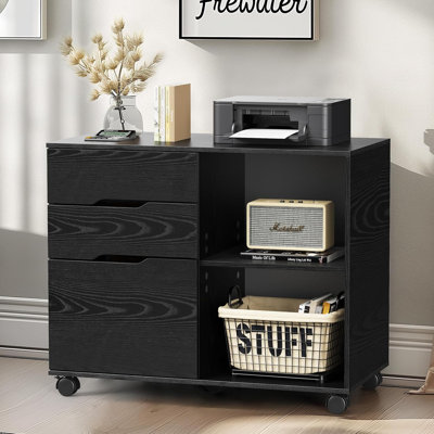 Lateral File Cabinet With 3 Drawers