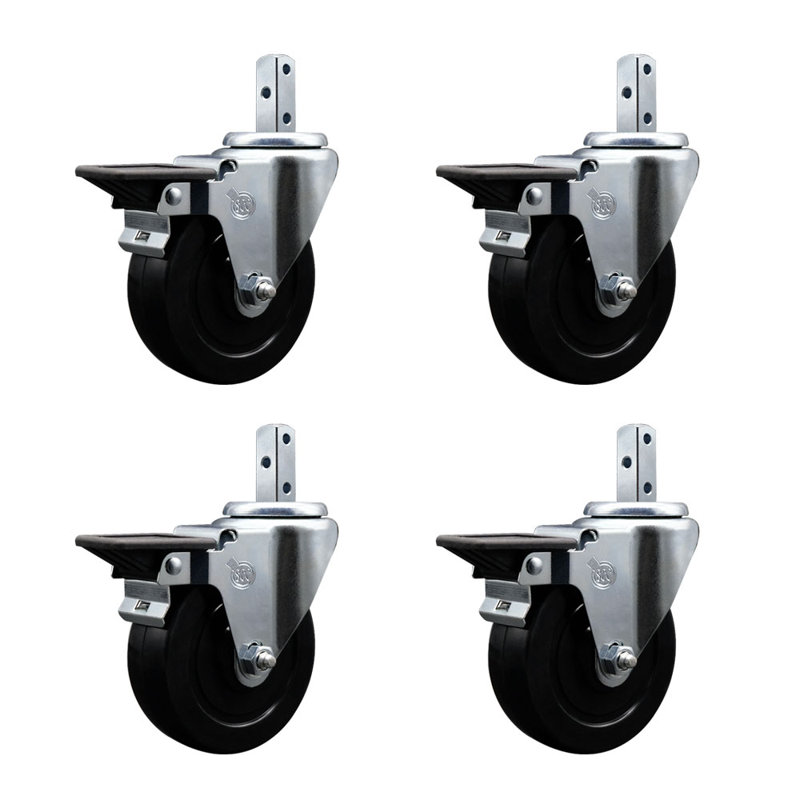 Soft Rubber Casters