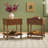Vivienne Easy Assembly Solid Wood Spindle 1-Drawer Nightstand (Set of 2)-111301200