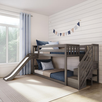 Kincer Kids Twin Over Twin Bunk Bed