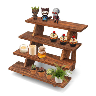 Wooden Display Stand Wood Cupcake Stands Rustic Wood Risers