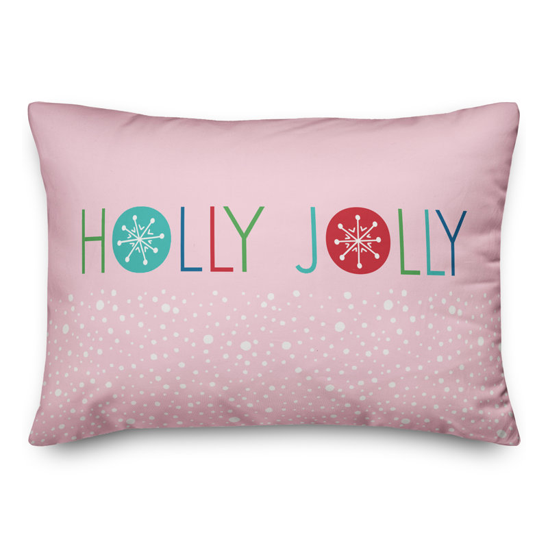  Coussin Holly Jolly, Housse de coussin seulement - sans coussin