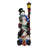 Stacking Snowmen Lamp Post with LED