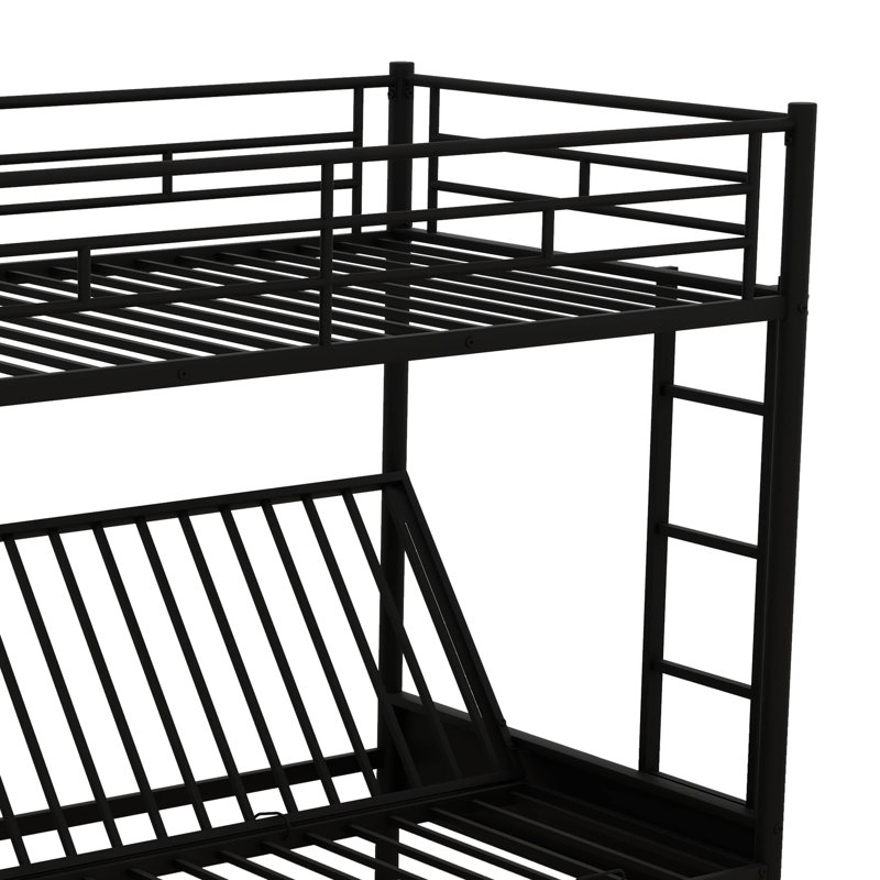 Full-Size On Twin Metal Multi-Functional Bunk Bed