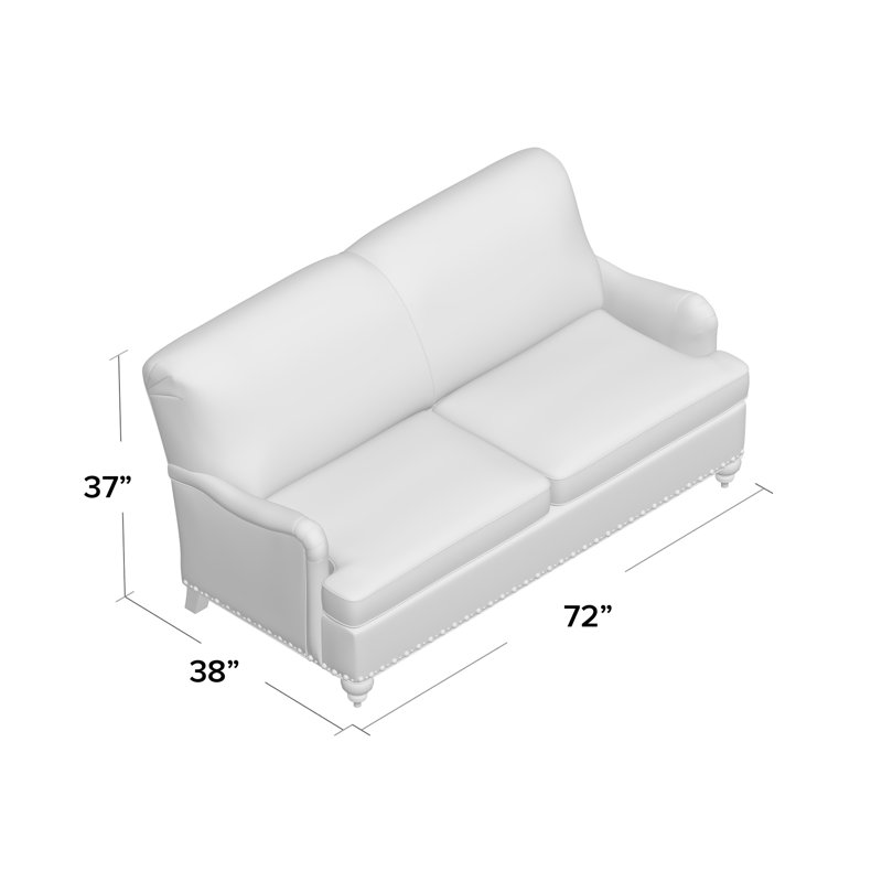 Parkdale Sofa, 72" W, Bailey Ld Stone