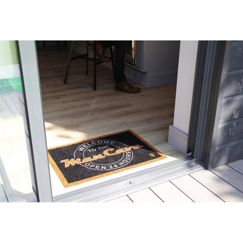 Winston Porter Man Cave Welcome Mat