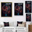 Cristal cosmique abstrait dans l'espace lointain I - impression-789712400-789712401