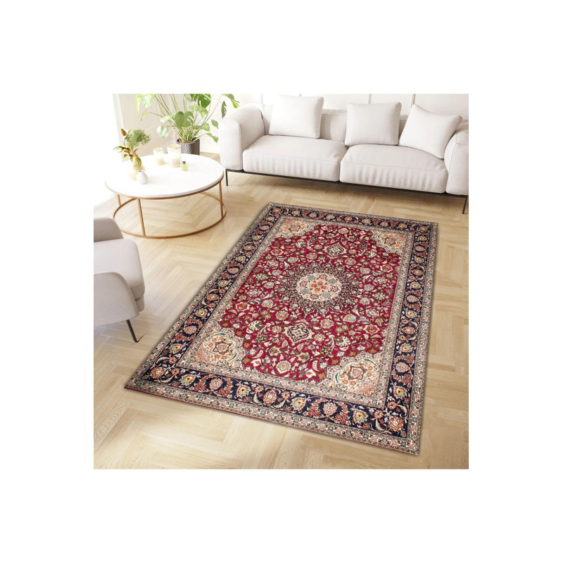 Tapis décoratif lavable à la machine, Tapis de couloir 3 pi 3 po x 6 pi 7 po