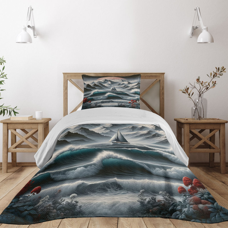 Polyester Coverlet, Twin Coverlet + 1 Standard Shams
