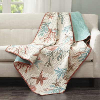 Jeté 100% coton Pebble Beach