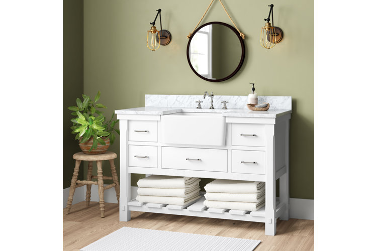 Emiliani 48" Single Bathroom Vanity Set
