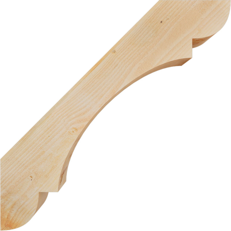 Attelle de genou olympique, Sapin de Douglas, H 36 po x l 6 po x P 36 po, Sciage brut