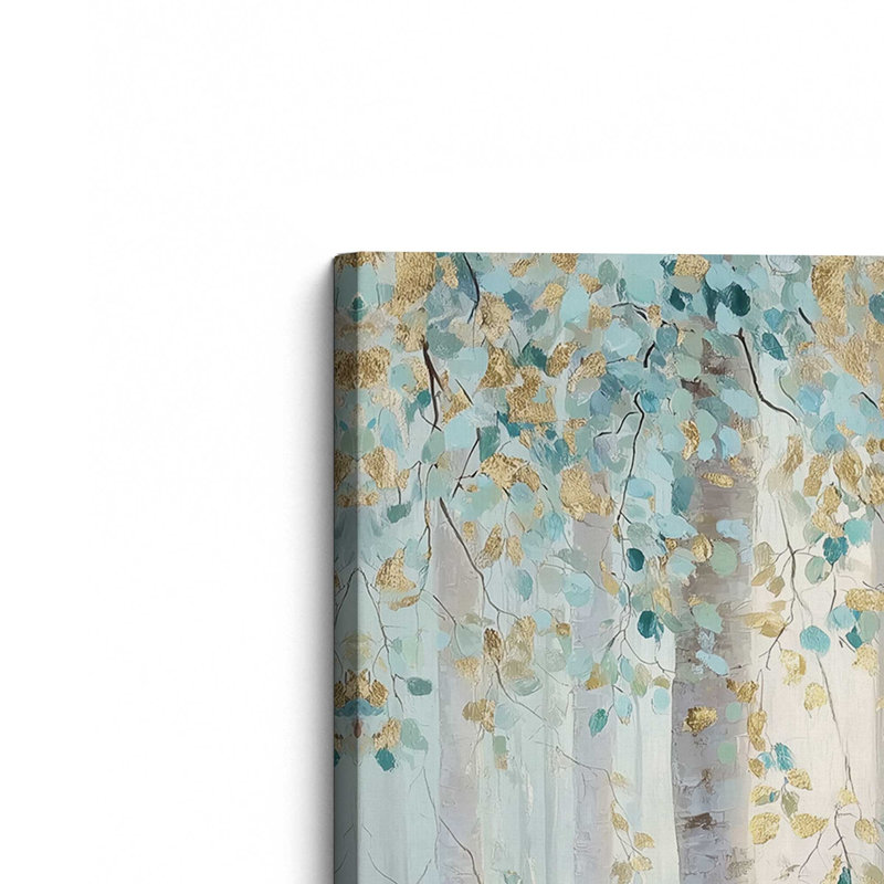 Ensemble de 3 impressions «Whispers of Birch», Toile tendue, 16 po x 16 po