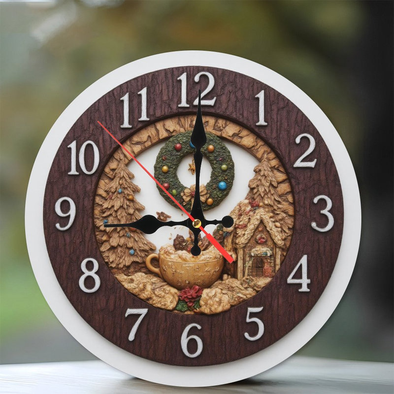 Fêtes-Ornements-sur-l'horloge