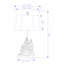 Lampe de table 29 po Everard