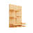 Maybrie 4 - Bottle Solid Wood Wine Bottle & Glass Rack-179358634