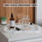 Guein Rectangle Natural Marble Tray,Arabescato