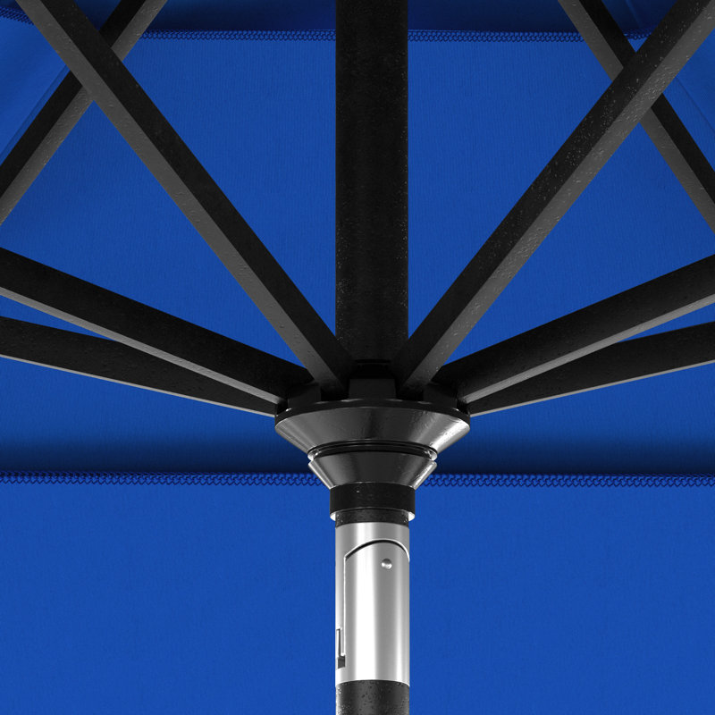Parasol de marché 132 po Sunbrella, Tissu performance bleu royal