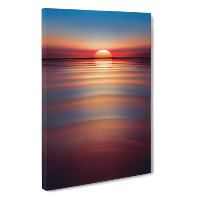 XC1022-1713X Cool Sunset - Wrapped Canvas Print