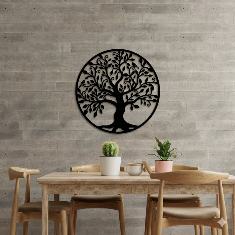 Birds Wall Decor on Metal
