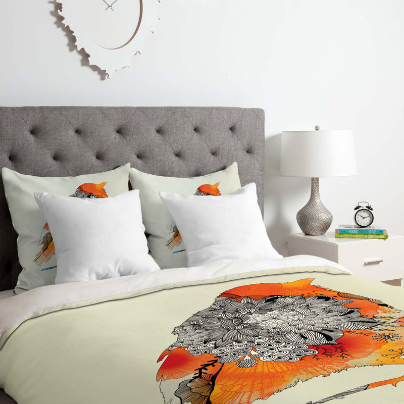 Iveta Abolina Polyester Duvet Cover, Queen Duvet Cover + 2 Standard Shams