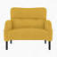 Fauteuil d'appoint en velours côtelé-1420156179