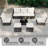 Louann Five-person Group Outdoor Wicker Set With Wicker Coffee Table And Two Ottomans-1665510327-1665510326