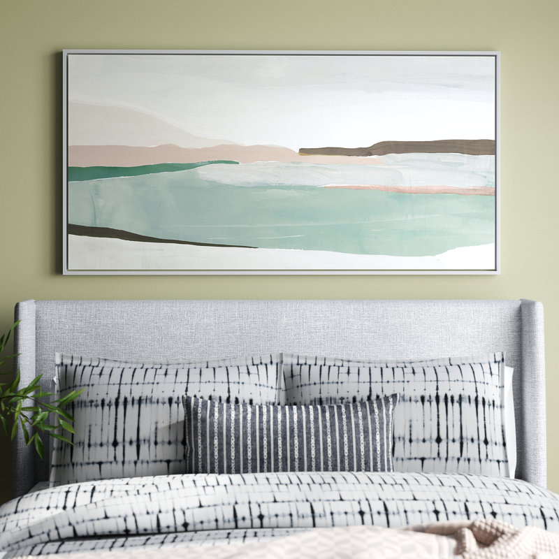 Kerala " Sole Of The Land II ", 25.5" H x 49.5" W x 2" D, White